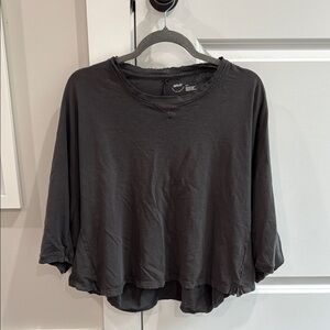 Aerie charcoal oversized tee (looks brand new no signs of wear)